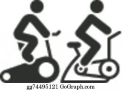 Indoor Cycling Clip Art - Royalty Free - GoGraph