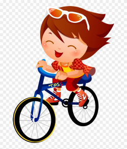 Cycling Clipart Transparent - Kids Cycling Clip Art, HD Png ...