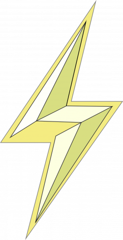 Clipart - Stylized Lightning Bolt