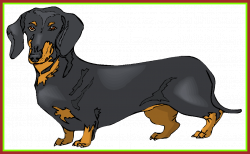 Dachshund clipart ~ Frames ~ Illustrations ~ HD images ~ Photo ...