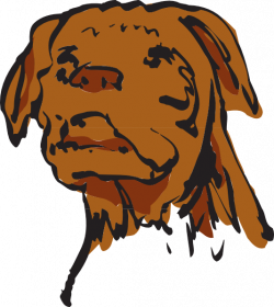 Dog Face Art Clip Art at Clker.com - vector clip art online, royalty ...