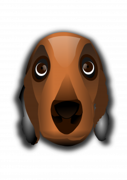 Clipart - dog head