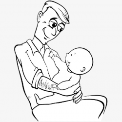Dad clipart black and white 3 » Clipart Station