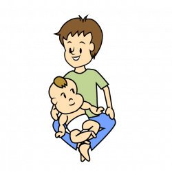 Free Baby and Dad Clipart image｜Free Cartoon & Clipart & Graphics [ii]