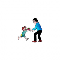 Free Father-Child Clipart for Father's Day