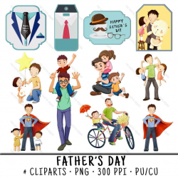 Fathers Day Clipart, Father Clipart, Dad Clipart, Fathers Day Clip Art,  Fathers Day PNG, Father Clip Art, Dad Clip Art, Father's Day