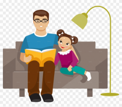 Download Father And Daughter Png Clipart Father Clip ...