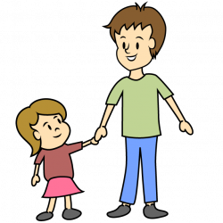 Free Girl and Dad Clipart image｜Free Cartoon & Clipart & Graphics [ii]
