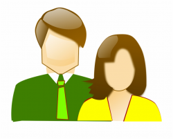 Couple Two Parents - Clipart Mom And Dad Free PNG Images ...