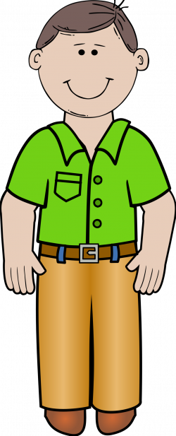 Public Domain Clip Art Image | daddy standing 02 | ID ...