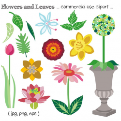Flower Clipart, Flower Clip Art, Waterlily Clipart, Daffodil Clipart, Daisy  Clipart, Topiary Clipart, Rose Clipart, Royalty Free