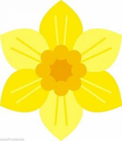 Details about Daffodil Welsh Daffodil Head Wales Symbol Sticker Decal  Graphic Vinyl Label