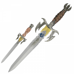 This Fantasy Short Sword and Dagger Set is a perfect little pairing ...