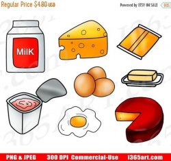 50% OFF Dairy Clipart Dairy Food Clip Art Food Groups
