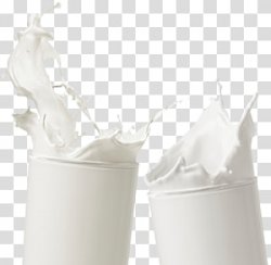 Two milk glasses illustration, Raw milk Organic food Goat ...