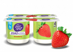 Strawberry Nonfat Yogurt with Zero Artificial Sweeteners | Light & Fit®