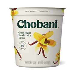 Chobani Non-fat Greek Yogurt, Vanilla Blended 32oz