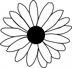 Daisy Clipart Black And White | Clipart Panda - Free Clipart Images