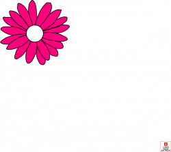 Pink Daisy Clip Art at Clker.com - vector clip art online, royalty ...