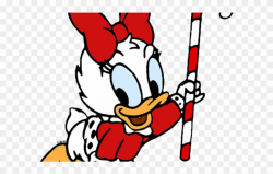 Daisy Clipart Christmas - Daisy Duck - Png Download ...