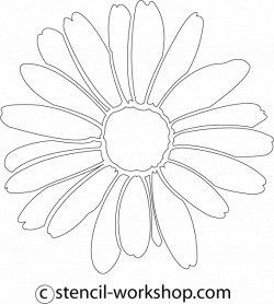 Daisy Stencil - 5 | jared's things | Pinterest | Stenciling ...