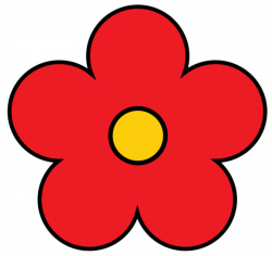 Red Flower Clipart Daisy#3845114