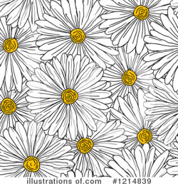 Daisy Clipart #1214839 - Illustration by Vector Tradition SM