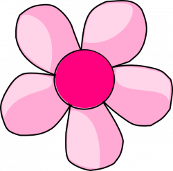 Dark pink flower clipart - Clipground