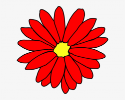 Daisies Clipart Daffodil Flower Red Daisy Clip Art - Red ...