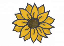 28+ Collection of Sunflower Clipart Simple | High quality, free ...