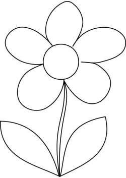 download free daisy drawing page | Daisy Scouts | Easy ...