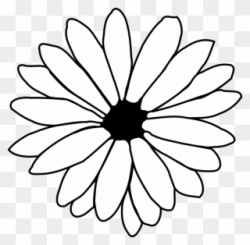 Free PNG Daisy Clipart Black And White Clip Art Download ...