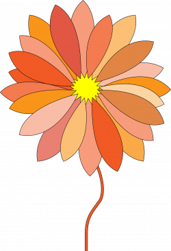 Clipart - Cartoon Flower