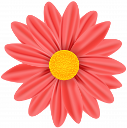 Red Daisy PNG Clip Art Image | Gallery Yopriceville - High-Quality ...