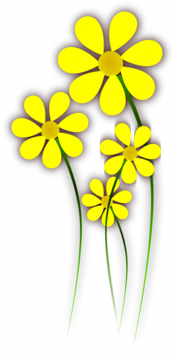 The yellow blooms clipart - Clipground