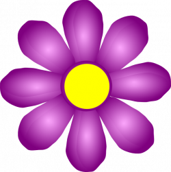Violet Flower Clip Art at Clker.com - vector clip art online ...
