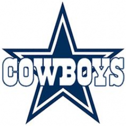 Nfl dallas cowboys star with font reuseable stencil ** free usa s&h ...