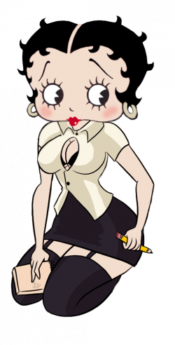 Betty Boop ready to take notes, sexy secretary | Betty boop ...