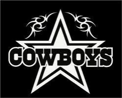 Black & White | DALLAS COWBOYS | Dallas cowboys logo, Dallas ...