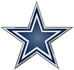 Dallas Cowboys Star Aluminum Metal Emblem Car Truck Window Laptop Dallas  Cowboys Decal Sticker Logo