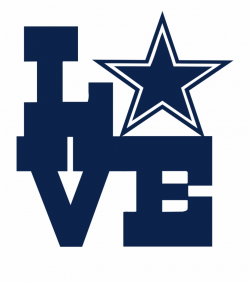 Love Dallas-car/truck Decal - Dallas Cowboys Star Free PNG ...