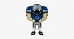 Dallas Cowboys Player Clipart - Green Bay Packers Cartoon ...