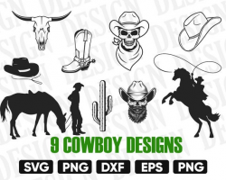 cowboy svg, cowboys svg, dallas cowboys svg, western svg, rodeo svg, cowboy  clipart, cowboy hat svg, cowboy silhouette, cowboy dxf, eps, png