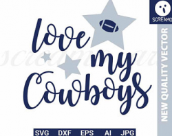 Cowboys fan svg | Etsy