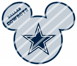 Dallas Cowboys Mickey Head Digital Clip Art Image #1 ...