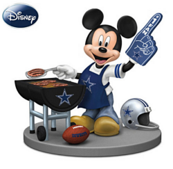 Mickey Mouse Dallas Cowboys Grill Master Figurine | Mickey Fix