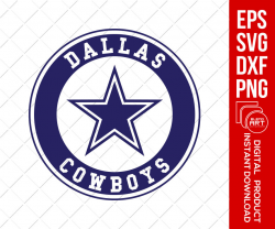 Dallas Cowboy Logo svg | Dallas Cowboy svg | Dallas Football svg | Sports  svg | Cowboy svg | dxf | eps | clipart |cricut cut |design space |
