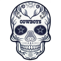 NFL Dallas Cowboys Outdoor Skull Graphic- Small