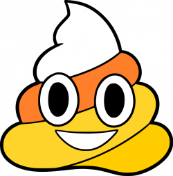Crafting with Meek: Candy Corn Poop Emoji SVG