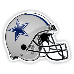 Helmet Dallas Cowboys Die-Cut Decal / Sticker ** 4 Sizes **